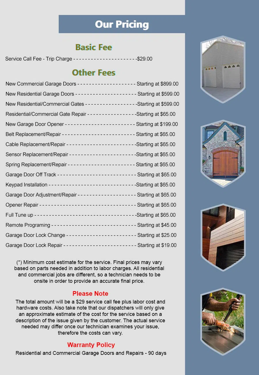 HighTech Garage Door Irvine, CA 949-742-7544